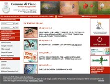 Tablet Screenshot of comune.viano.re.it